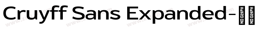 Cruyff Sans Expanded字体转换